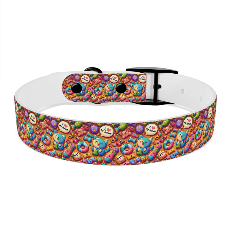 Colorful Dog Collar with Fun Emoji Designs, Adjustable Pet Accessory, Dog Leash, Gift for Dog Lovers, Cute Pet Supplies