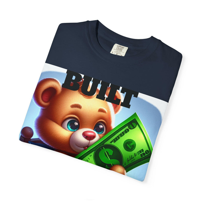 Built Different Bear Graphic T-Shirt - Unisex Garment-Dyed Tee