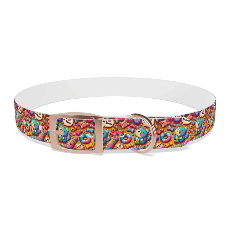 Colorful Dog Collar with Fun Emoji Designs, Adjustable Pet Accessory, Dog Leash, Gift for Dog Lovers, Cute Pet Supplies