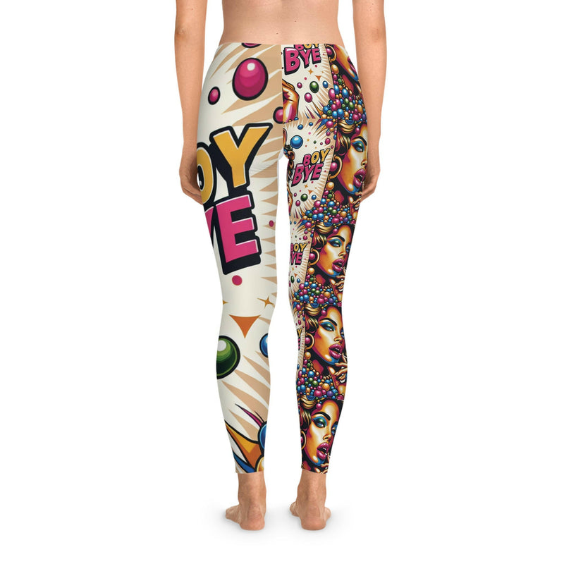Vibrant leggings designed for comfort and style, perfect for active and casual wear