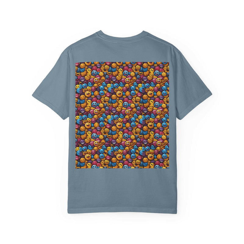 Colorful Emoji T-Shirt, Fun Graphic Tee, Gift for Friends, Summer Vibes, Casual Wear, Happy Shirt, Festival Apparel