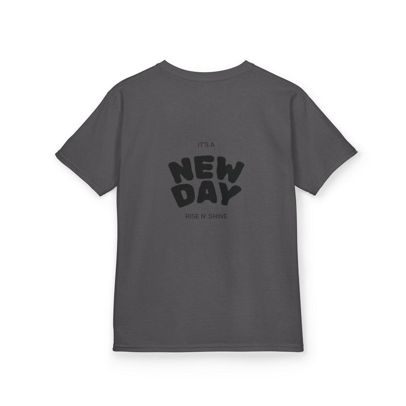 Kids Motivational Tee: Believe You Can, New Day Inspiration, Youth T-Shirt, Positive Message Gift, Fun Everyday Wear