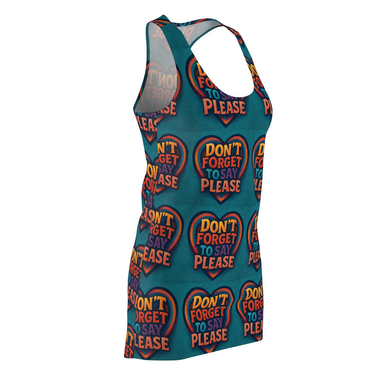 Motivational racerback tank top with inspiring design for enhanced workout performance and style