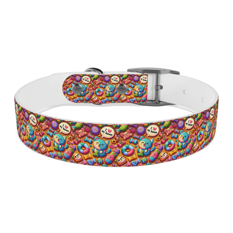 Colorful Dog Collar with Fun Emoji Designs, Adjustable Pet Accessory, Dog Leash, Gift for Dog Lovers, Cute Pet Supplies