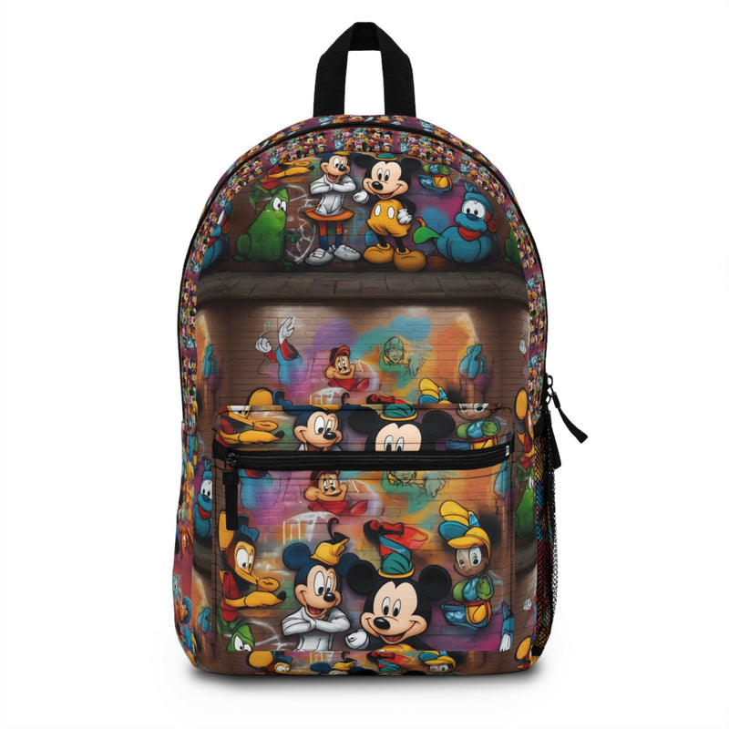 Colorful Cartoon Backpack, Mickey Mouse School Bag, Kids Backpack, Fun Travel Pack