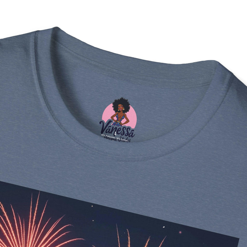 4th of July Fireworks T-Shirt, Unisex Summer Tee, Patriotic Shirt, Independence Day Celebration Wear, Holiday Gift Idea