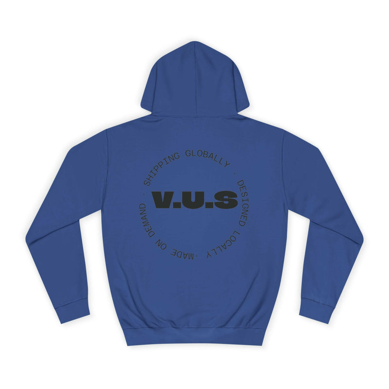 Unisex Heart Vibe College Hoodie, Casual Fashion Hoodie, Cute Gift for Students, Cozy College Wear, Trendy Streetwear