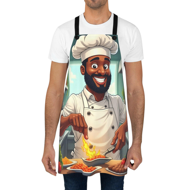 Premium Chef Apron featuring innovative culinary design for professional and home kitchens, enhancing cooking experiences.