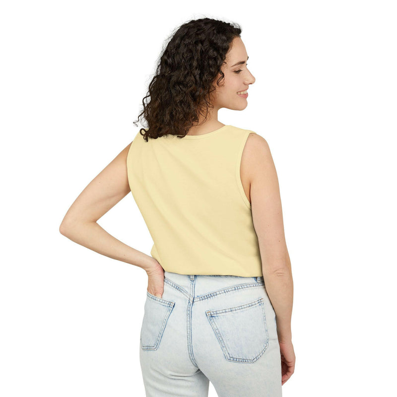 Icy Vibes Garment-Dyed Tank Top - Chill Summer Wear, Beach Fashion, Ice-Themed Gift, Casual Layering Piece, Unisex Beachwear
