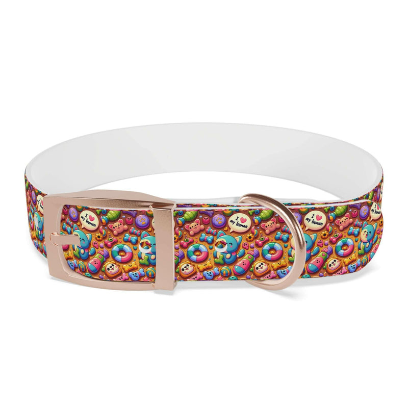 Colorful Dog Collar with Fun Emoji Designs, Adjustable Pet Accessory, Dog Leash, Gift for Dog Lovers, Cute Pet Supplies