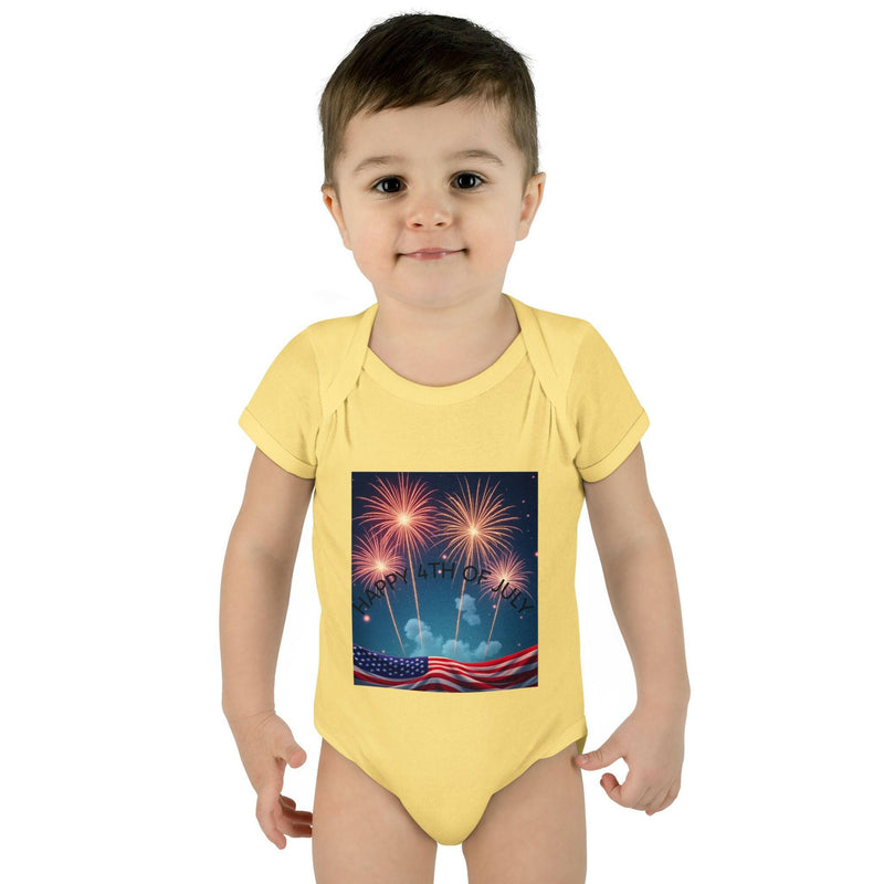 Independence Day Baby Bodysuit, Fireworks Infant Onesie, 4th of July Outfit, Baby Shower Gift, Summer Celebration Apparel