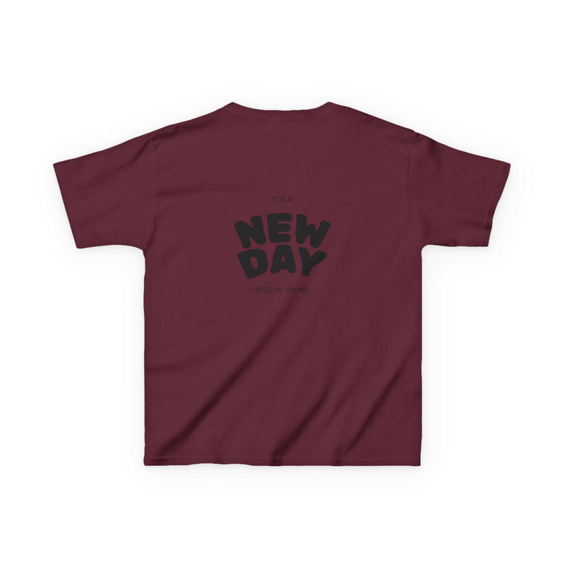 Kids Motivational Tee: Believe You Can, New Day Inspiration, Youth T-Shirt, Positive Message Gift, Fun Everyday Wear