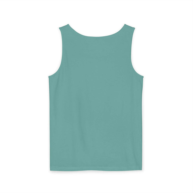 Icy Vibes Garment-Dyed Tank Top - Chill Summer Wear, Beach Fashion, Ice-Themed Gift, Casual Layering Piece, Unisex Beachwear