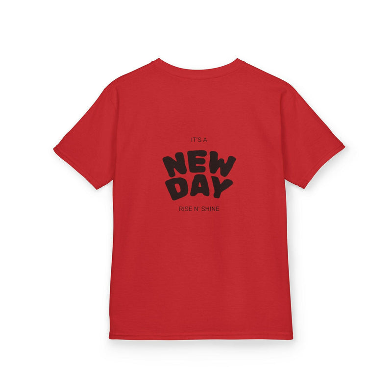 Kids Motivational Tee: Believe You Can, New Day Inspiration, Youth T-Shirt, Positive Message Gift, Fun Everyday Wear