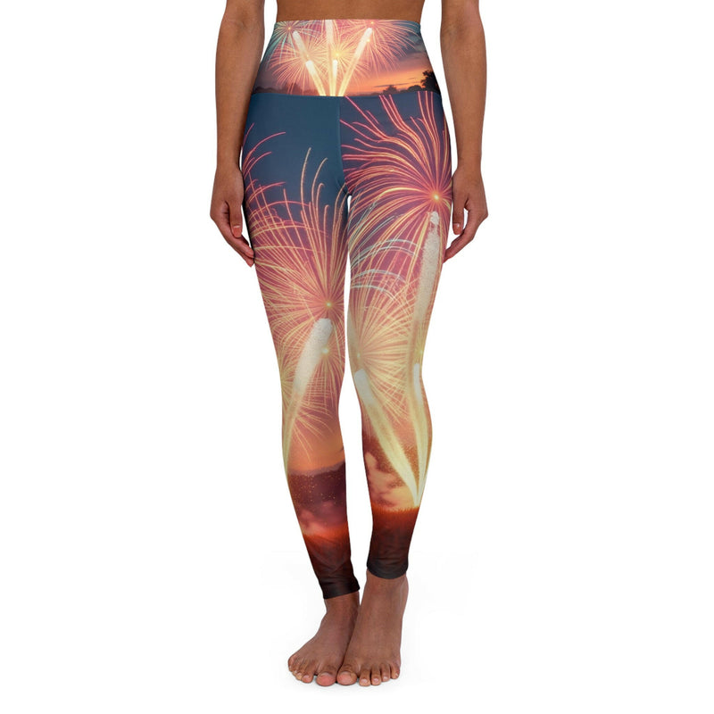High-quality yoga leggings designed for festival fitness enthusiasts, offering comfort and style during workouts.