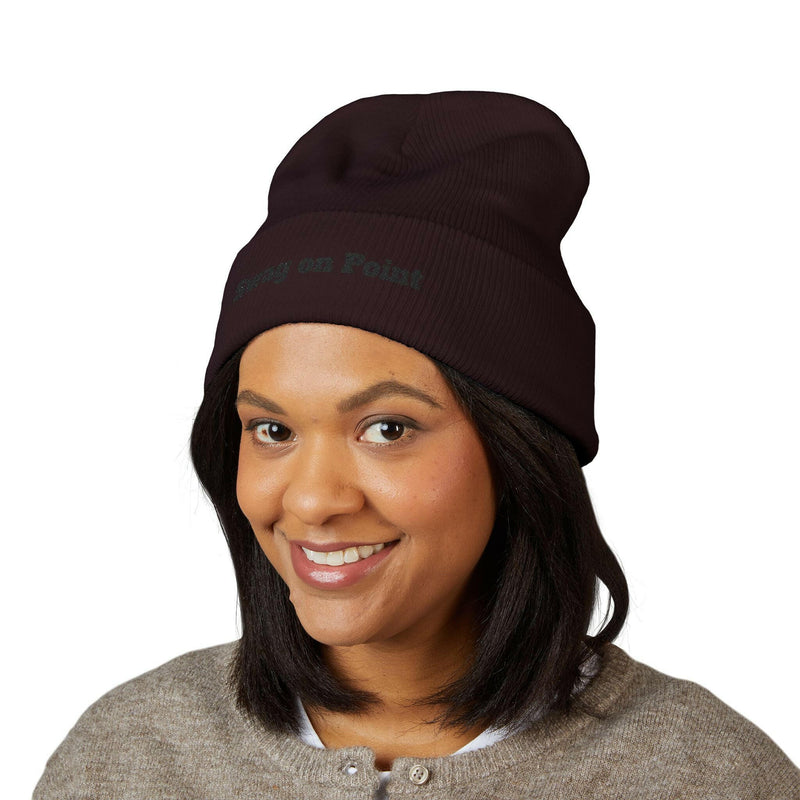 Swag on Point Beanie | Classic Cuffed Hat | Trendy Winter Accessory | Unisex Beanie | Gift for Him or Her | Winter Style Must-Have
