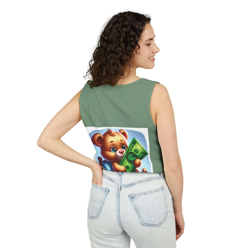 Progress Over Perfection Tank Top, Unisex Inspirational Top, Cute Bear Graphic Tank, Motivational Gift, Casual Summer Wear