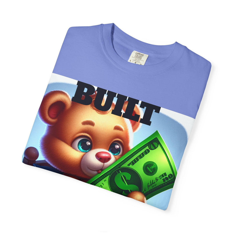 Built Different Bear Graphic T-Shirt - Unisex Garment-Dyed Tee