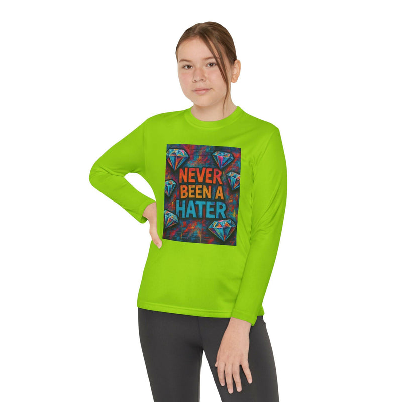 Youth Long Sleeve Tee, Trendy Graphic Shirt, Gift for Teens, Cool Statement Apparel, Casual Wear, Everyday Fun