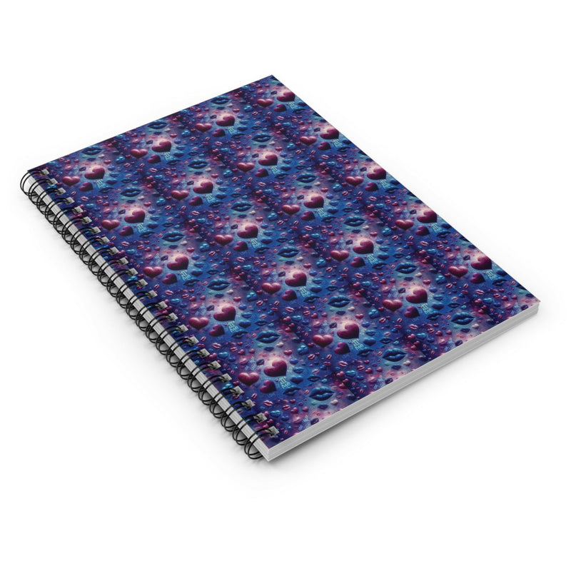 Vibrant spiral notebook featuring durable binding, perfect for organized note-taking and creative journaling