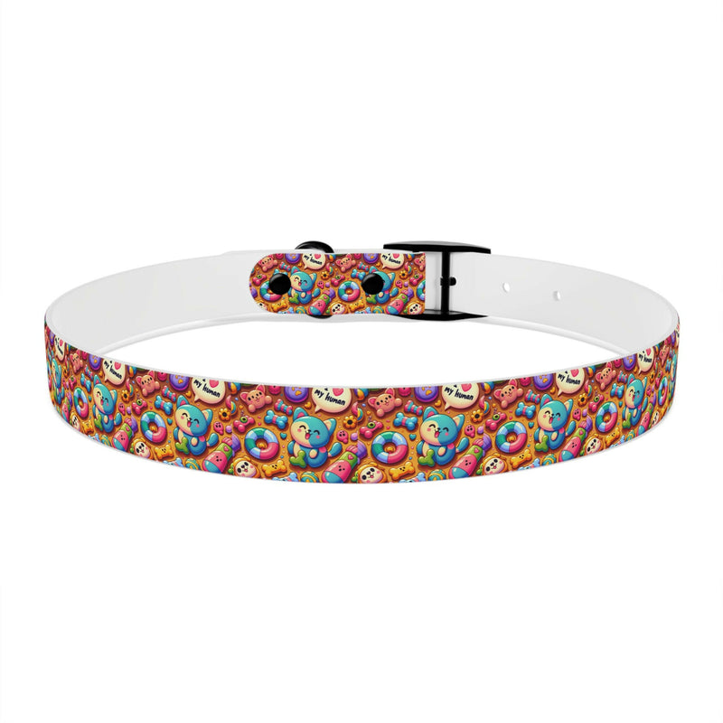 Colorful Dog Collar with Fun Emoji Designs, Adjustable Pet Accessory, Dog Leash, Gift for Dog Lovers, Cute Pet Supplies