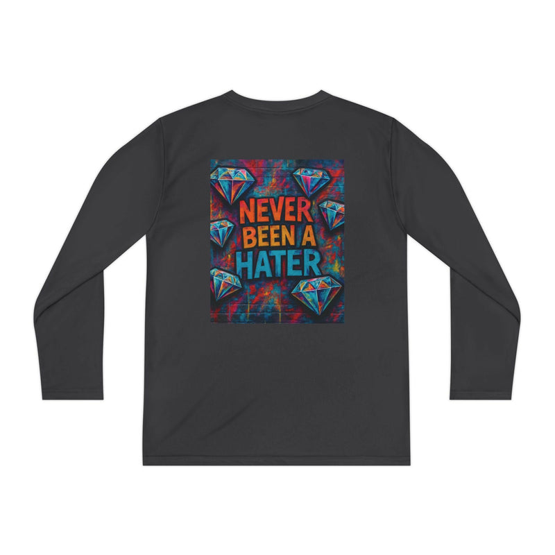 Youth Long Sleeve Tee, Trendy Graphic Shirt, Gift for Teens, Cool Statement Apparel, Casual Wear, Everyday Fun