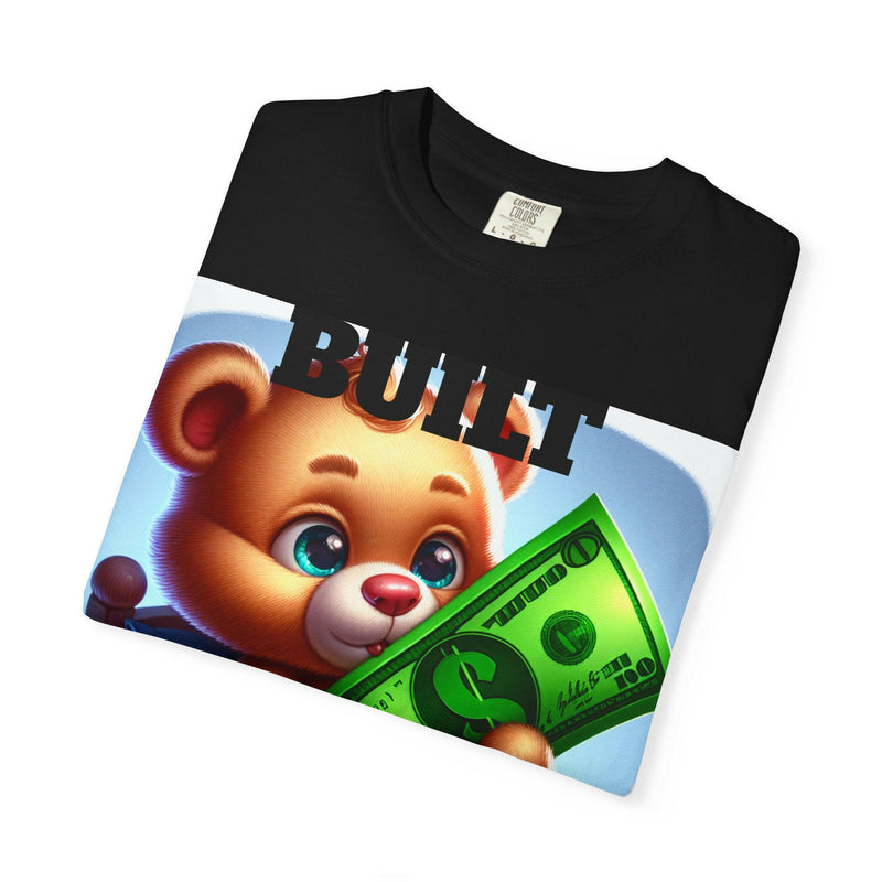 Built Different Bear Graphic T-Shirt - Unisex Garment-Dyed Tee
