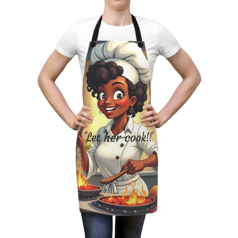 Premium quality apron designed for professional chefs ensuring durability and comfort in the kitchen.