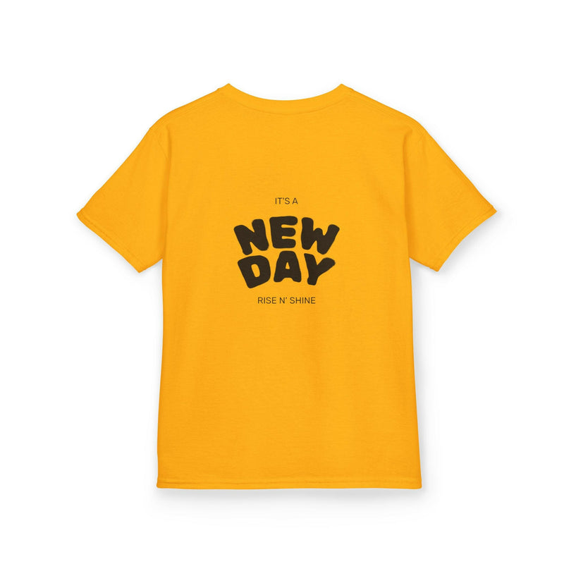 Kids Motivational Tee: Believe You Can, New Day Inspiration, Youth T-Shirt, Positive Message Gift, Fun Everyday Wear