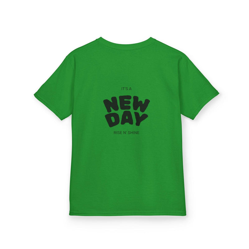 Kids Motivational Tee: Believe You Can, New Day Inspiration, Youth T-Shirt, Positive Message Gift, Fun Everyday Wear
