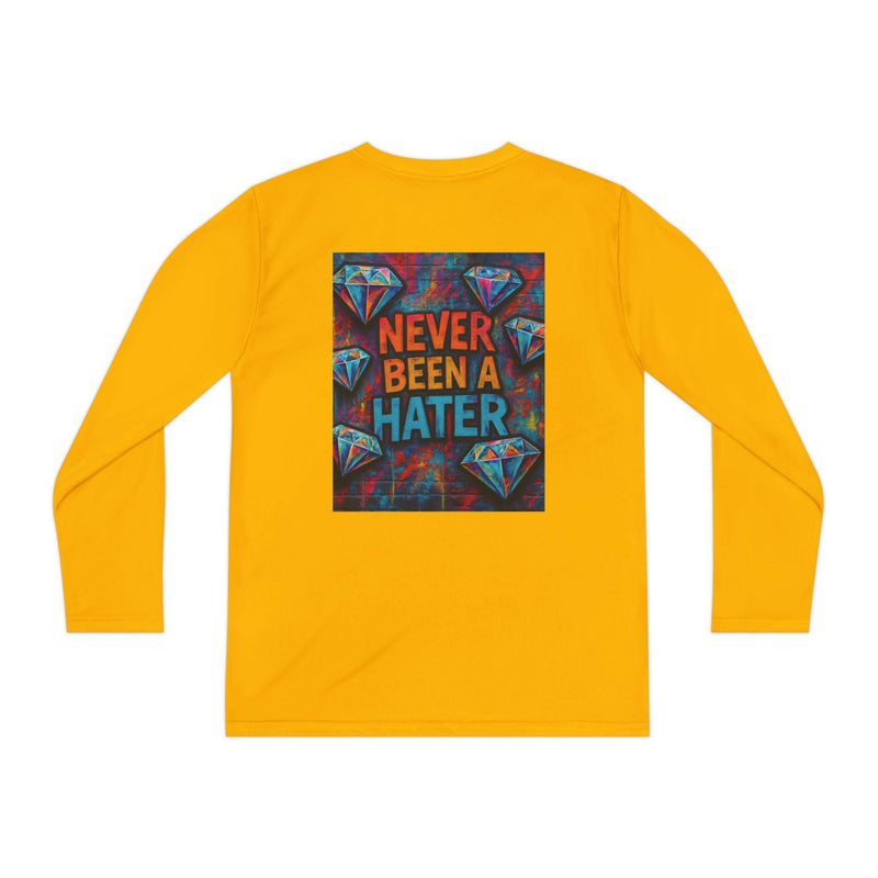 Youth Long Sleeve Tee, Trendy Graphic Shirt, Gift for Teens, Cool Statement Apparel, Casual Wear, Everyday Fun
