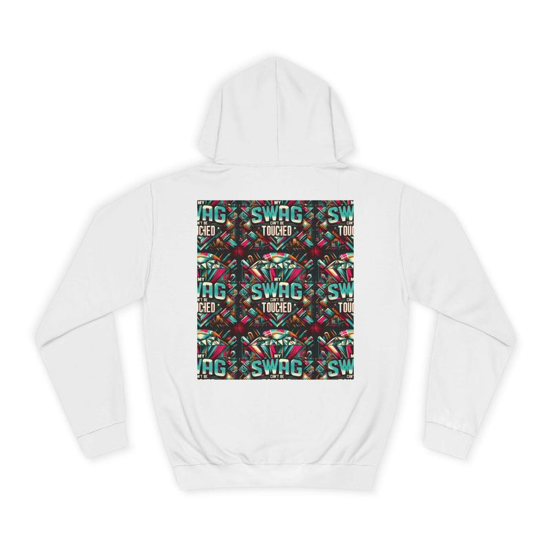 My Swag Touched Unisex College Hoodie, Stylish Sweatshirt, Trendy Apparel, Gift for Students, Casual Wear for College, Cozy Hooded Jacket