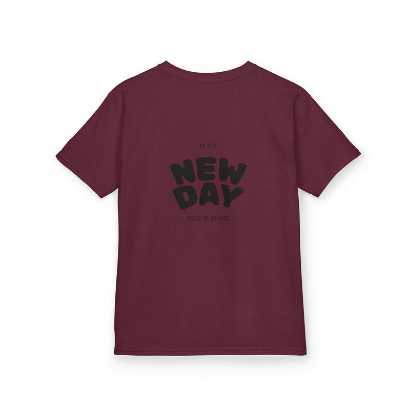 Kids Motivational Tee: Believe You Can, New Day Inspiration, Youth T-Shirt, Positive Message Gift, Fun Everyday Wear