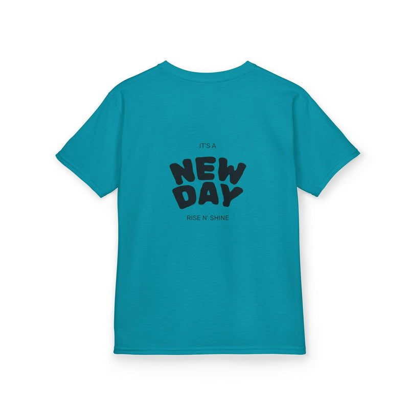 Kids Motivational Tee: Believe You Can, New Day Inspiration, Youth T-Shirt, Positive Message Gift, Fun Everyday Wear