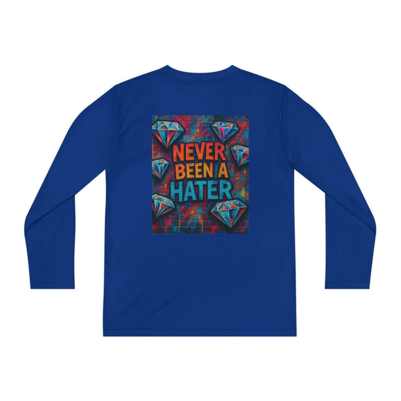 Youth Long Sleeve Tee, Trendy Graphic Shirt, Gift for Teens, Cool Statement Apparel, Casual Wear, Everyday Fun