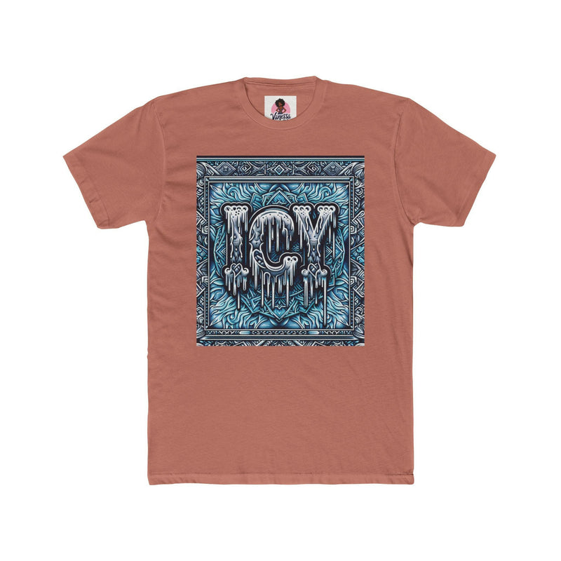 Icy Vibes Unisex Cotton Crew Tee | Cool Graphic T-Shirt, Streetwear Fashion, Gift for Her/Him, Casual Outfit, Ice-Themed Apparel
