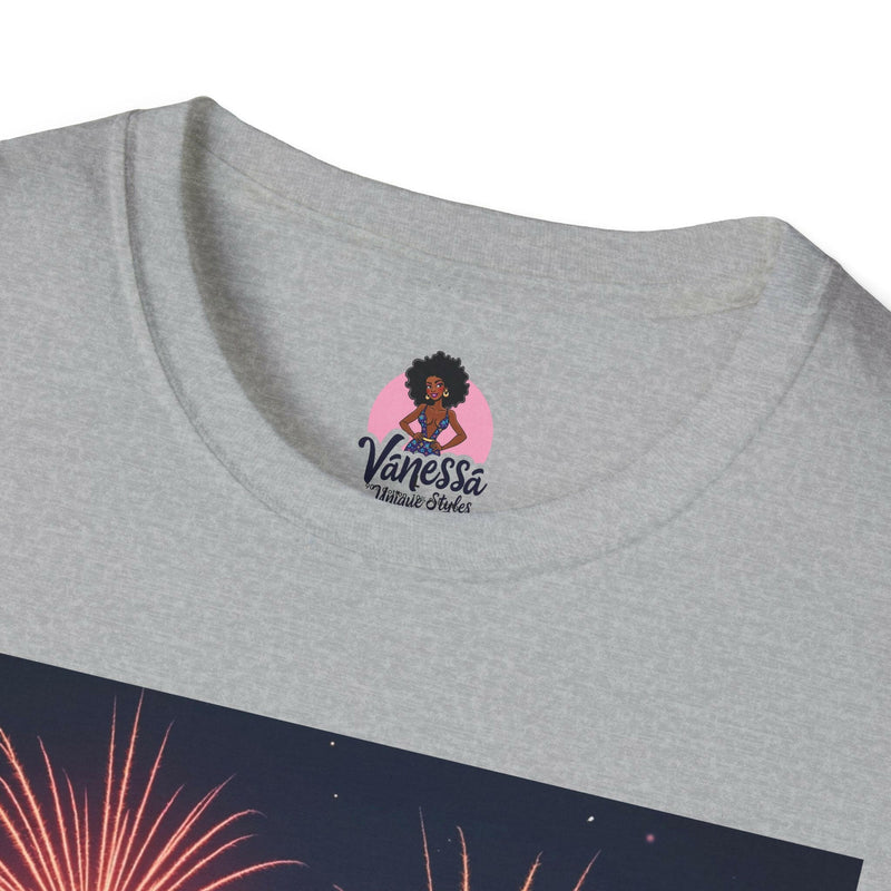 4th of July Fireworks T-Shirt, Unisex Summer Tee, Patriotic Shirt, Independence Day Celebration Wear, Holiday Gift Idea
