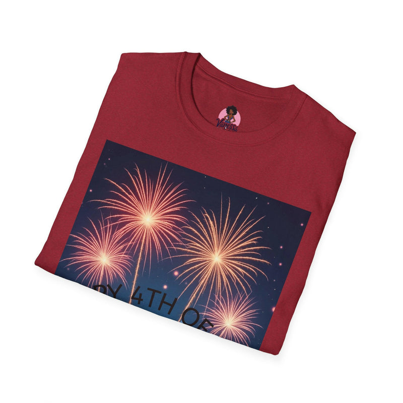 4th of July Fireworks T-Shirt, Unisex Summer Tee, Patriotic Shirt, Independence Day Celebration Wear, Holiday Gift Idea
