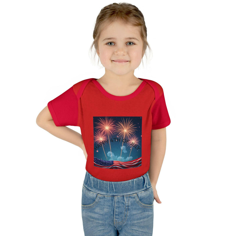 Independence Day Baby Bodysuit, Fireworks Infant Onesie, 4th of July Outfit, Baby Shower Gift, Summer Celebration Apparel