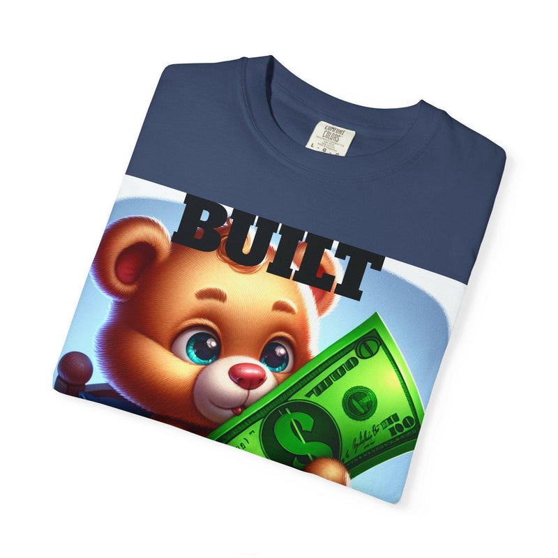 Built Different Bear Graphic T-Shirt - Unisex Garment-Dyed Tee
