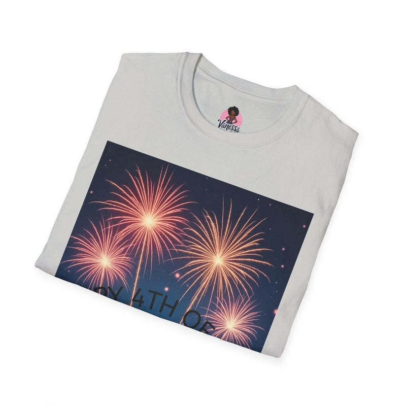 4th of July Fireworks T-Shirt, Unisex Summer Tee, Patriotic Shirt, Independence Day Celebration Wear, Holiday Gift Idea