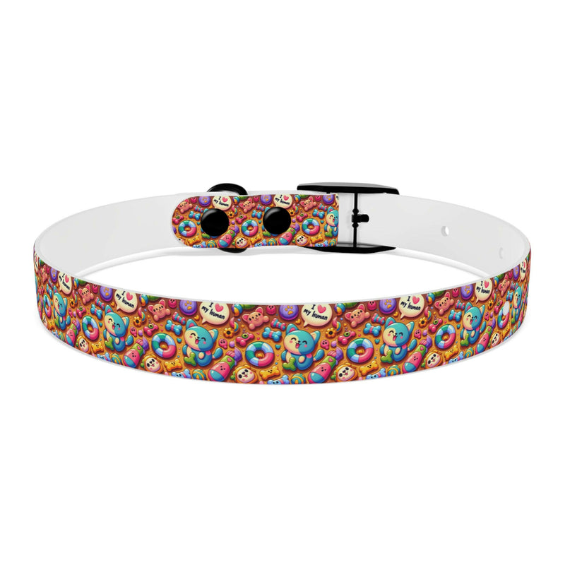 Colorful Dog Collar with Fun Emoji Designs, Adjustable Pet Accessory, Dog Leash, Gift for Dog Lovers, Cute Pet Supplies