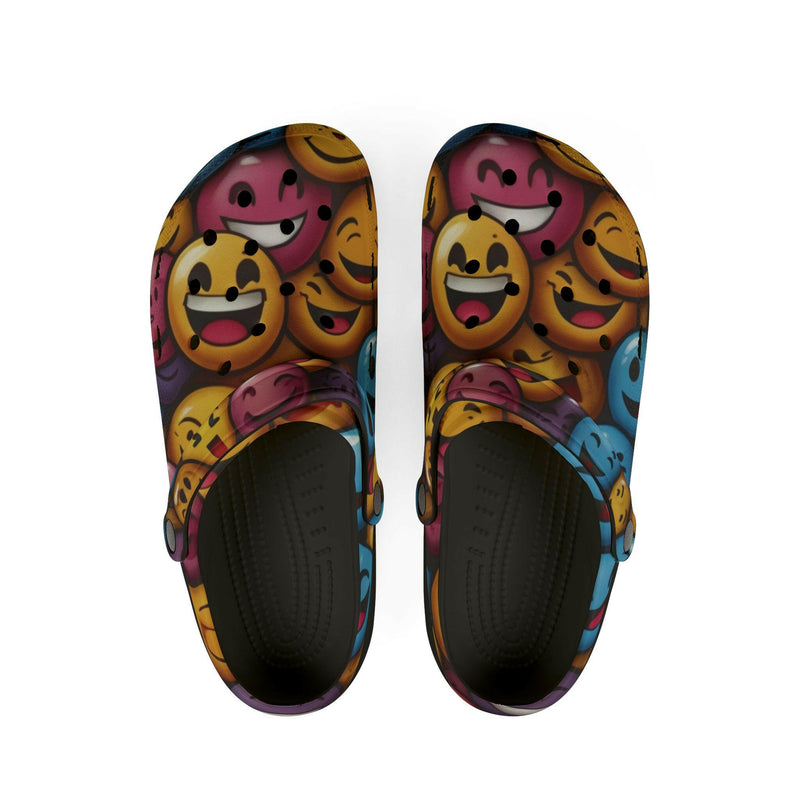 Colorful Emoji Foam Shoes, Fun Slippers for Summer, Unique Gifts for Kids & Adults, Perfect for Parties, Beachwear, Casual Comfort