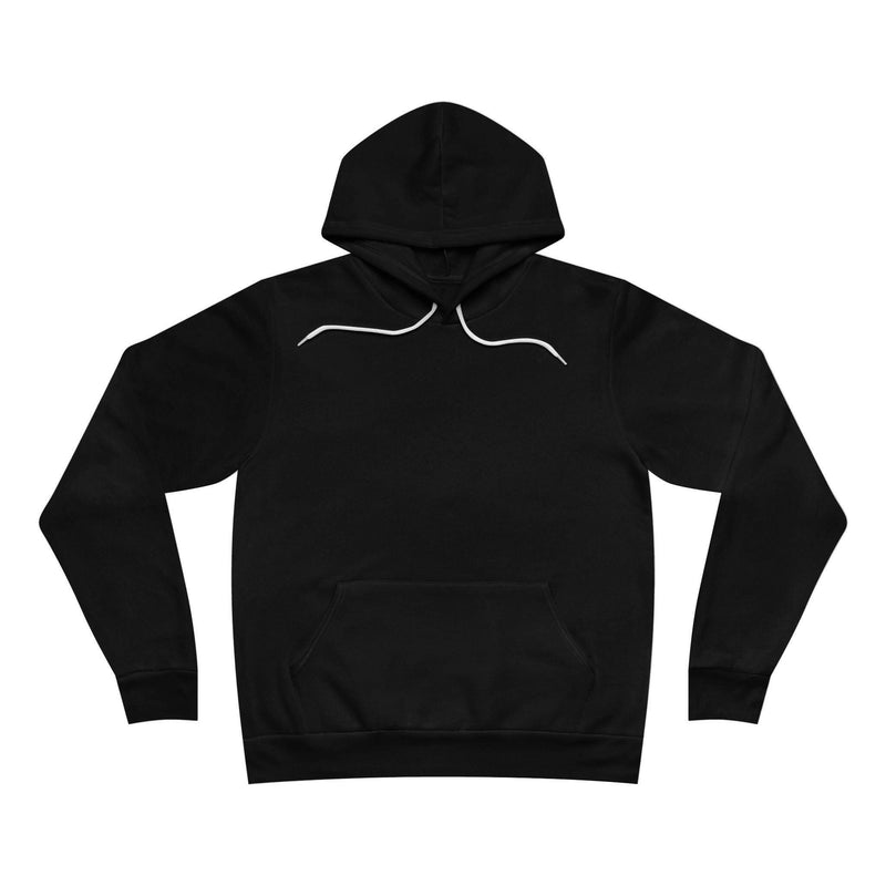 Black unisex cozy teddy bear money design sponge fleece hoodie with adjustable hood and kangaroo pocket