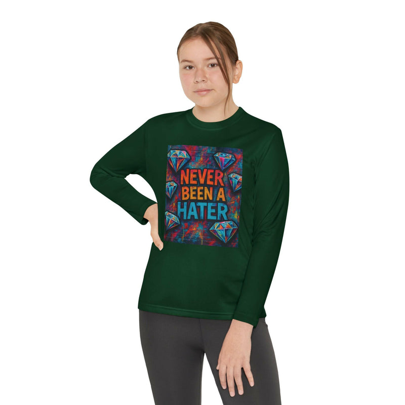 Youth Long Sleeve Tee, Trendy Graphic Shirt, Gift for Teens, Cool Statement Apparel, Casual Wear, Everyday Fun
