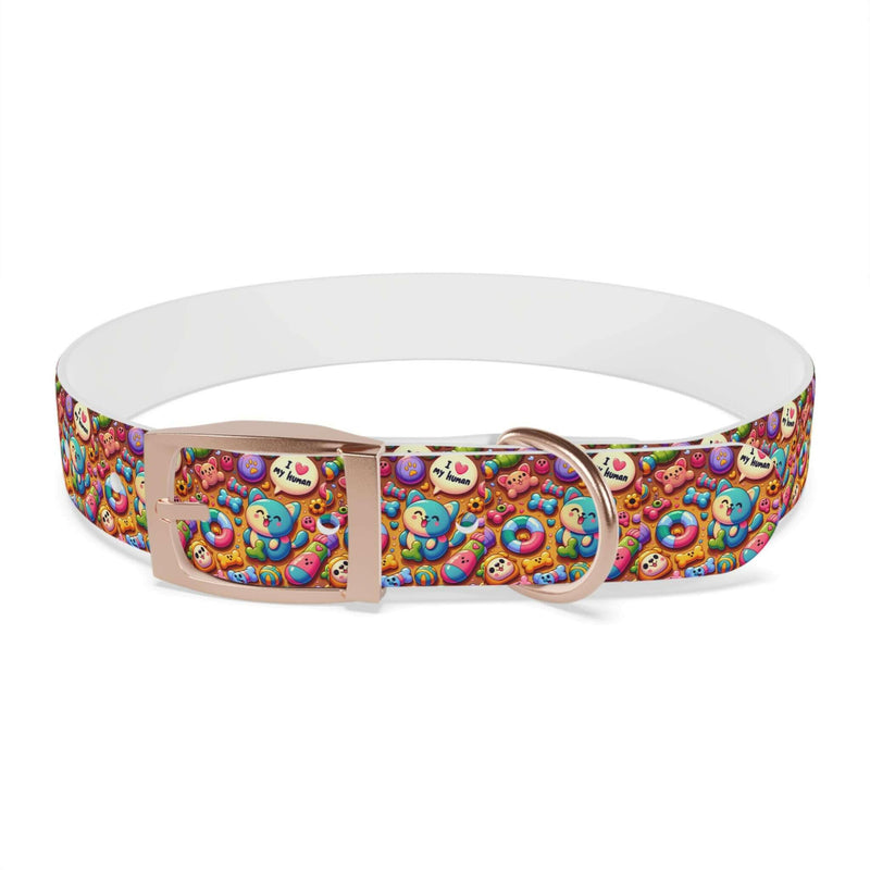 Colorful Dog Collar with Fun Emoji Designs, Adjustable Pet Accessory, Dog Leash, Gift for Dog Lovers, Cute Pet Supplies