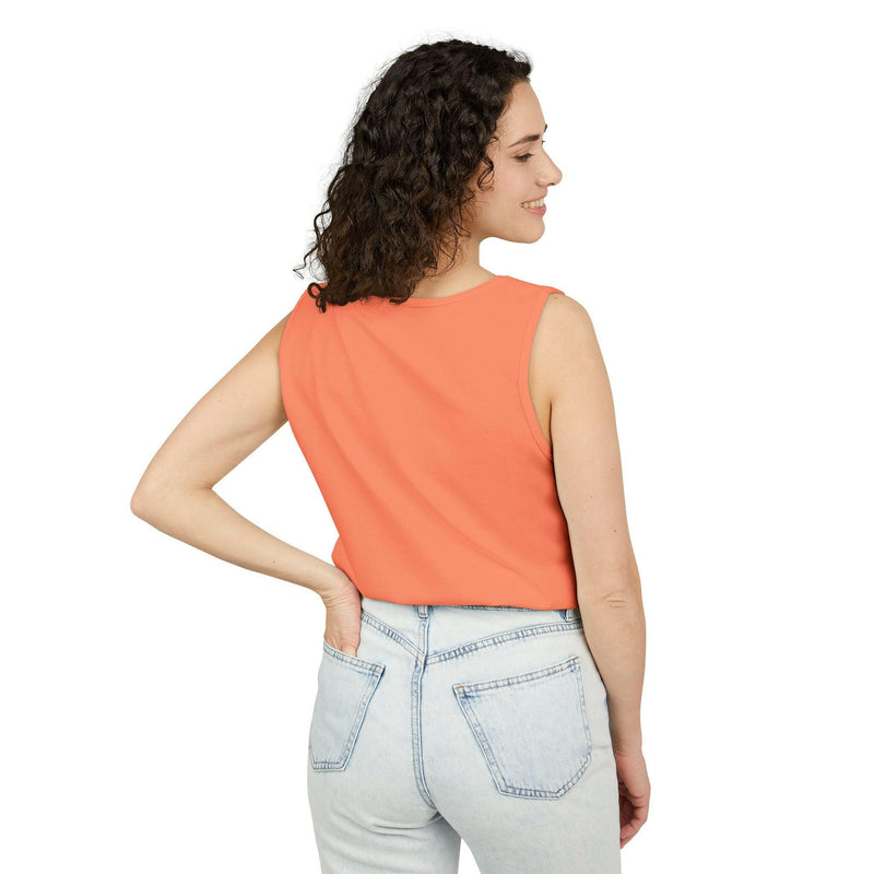 Icy Vibes Garment-Dyed Tank Top - Chill Summer Wear, Beach Fashion, Ice-Themed Gift, Casual Layering Piece, Unisex Beachwear
