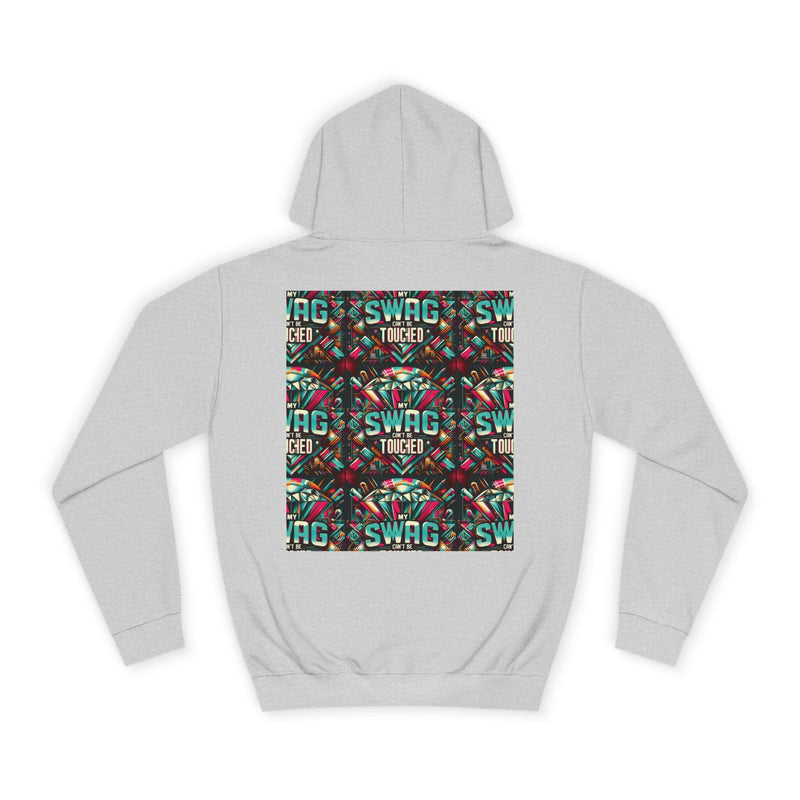 My Swag Touched Unisex College Hoodie, Stylish Sweatshirt, Trendy Apparel, Gift for Students, Casual Wear for College, Cozy Hooded Jacket