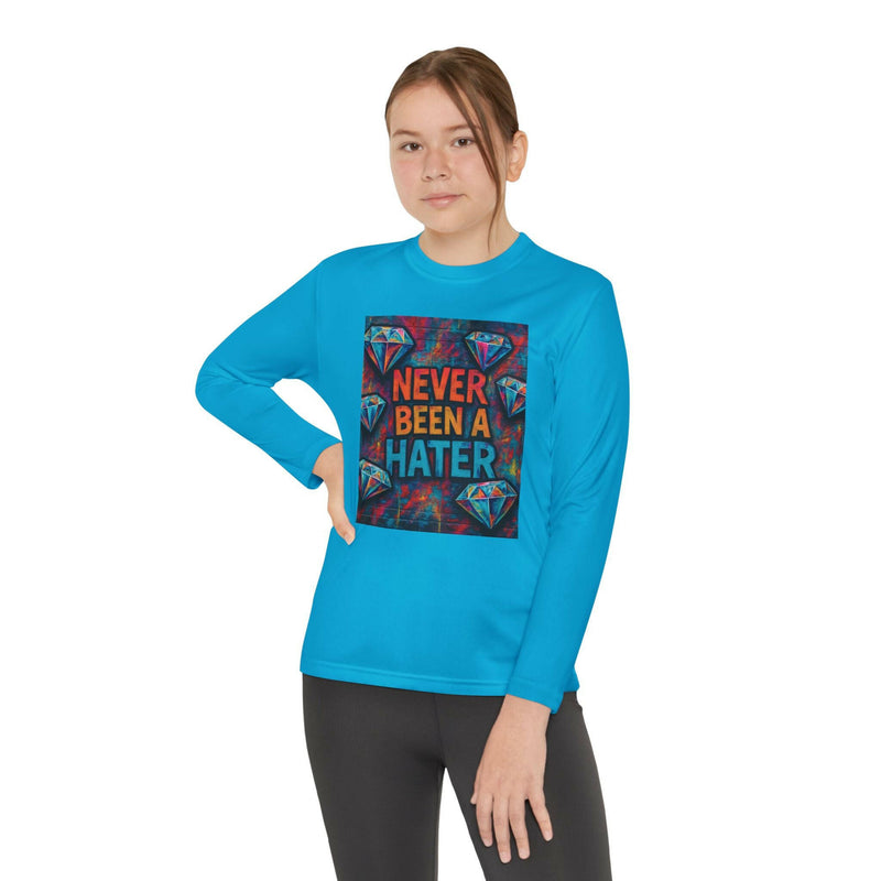 Youth Long Sleeve Tee, Trendy Graphic Shirt, Gift for Teens, Cool Statement Apparel, Casual Wear, Everyday Fun