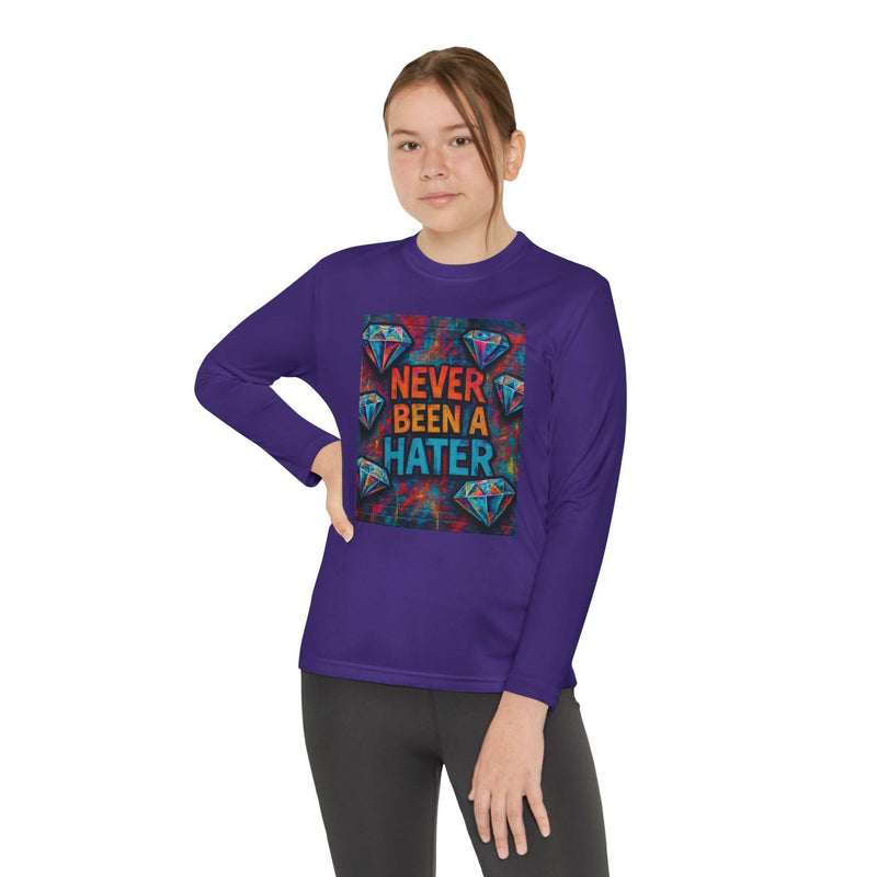 Youth Long Sleeve Tee, Trendy Graphic Shirt, Gift for Teens, Cool Statement Apparel, Casual Wear, Everyday Fun